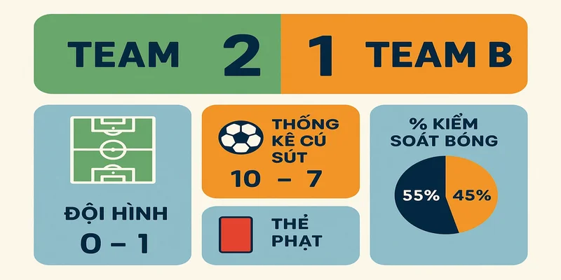 KQBD tại xoilac tv hiển thị đầy đủ chi tiết các thông số chi tiết